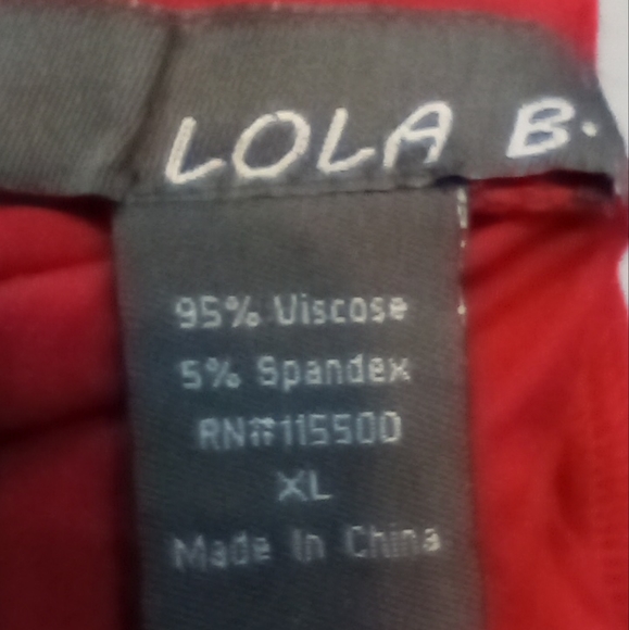 Lola B Sequined Sleeveless Ladies XL with V Neck and Racer Back - Picture 5 of 6